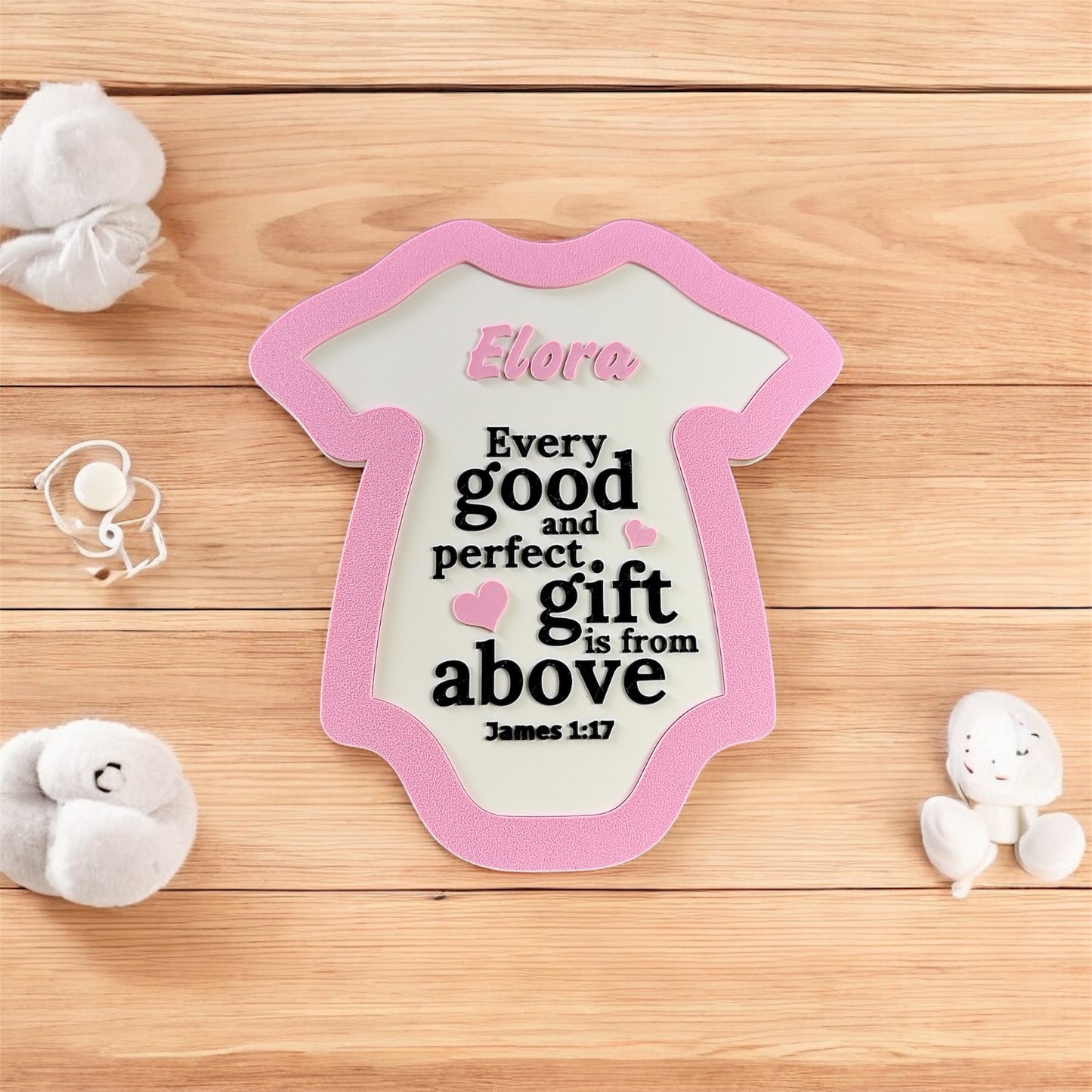 Personalised Baby Name Plaque