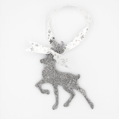 Glitter Reindeer Ornaments