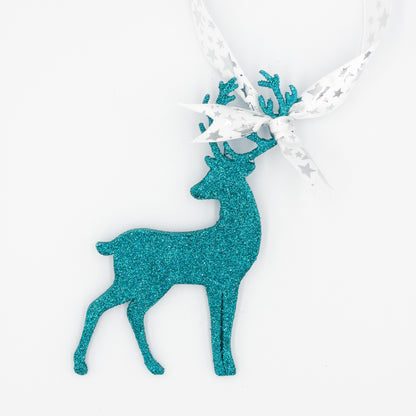 Glitter Reindeer Ornaments