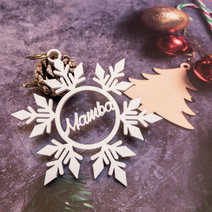 Personalised Snowflake Ornament