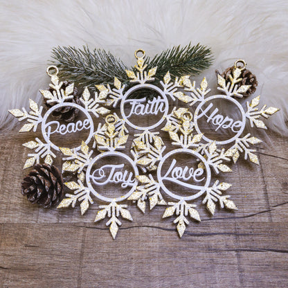 Personalised Snowflake Ornament