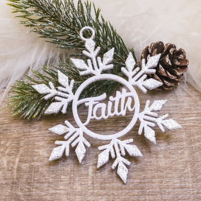 Personalised Snowflake Ornament