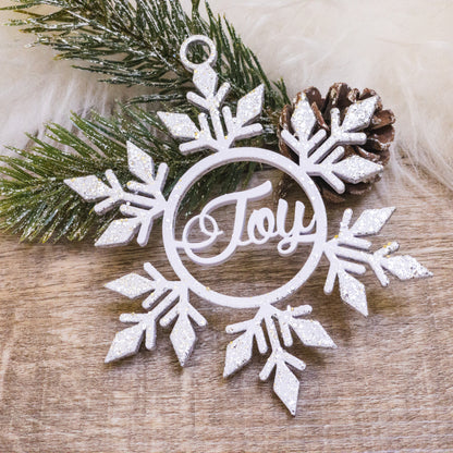 Personalised Snowflake Ornament