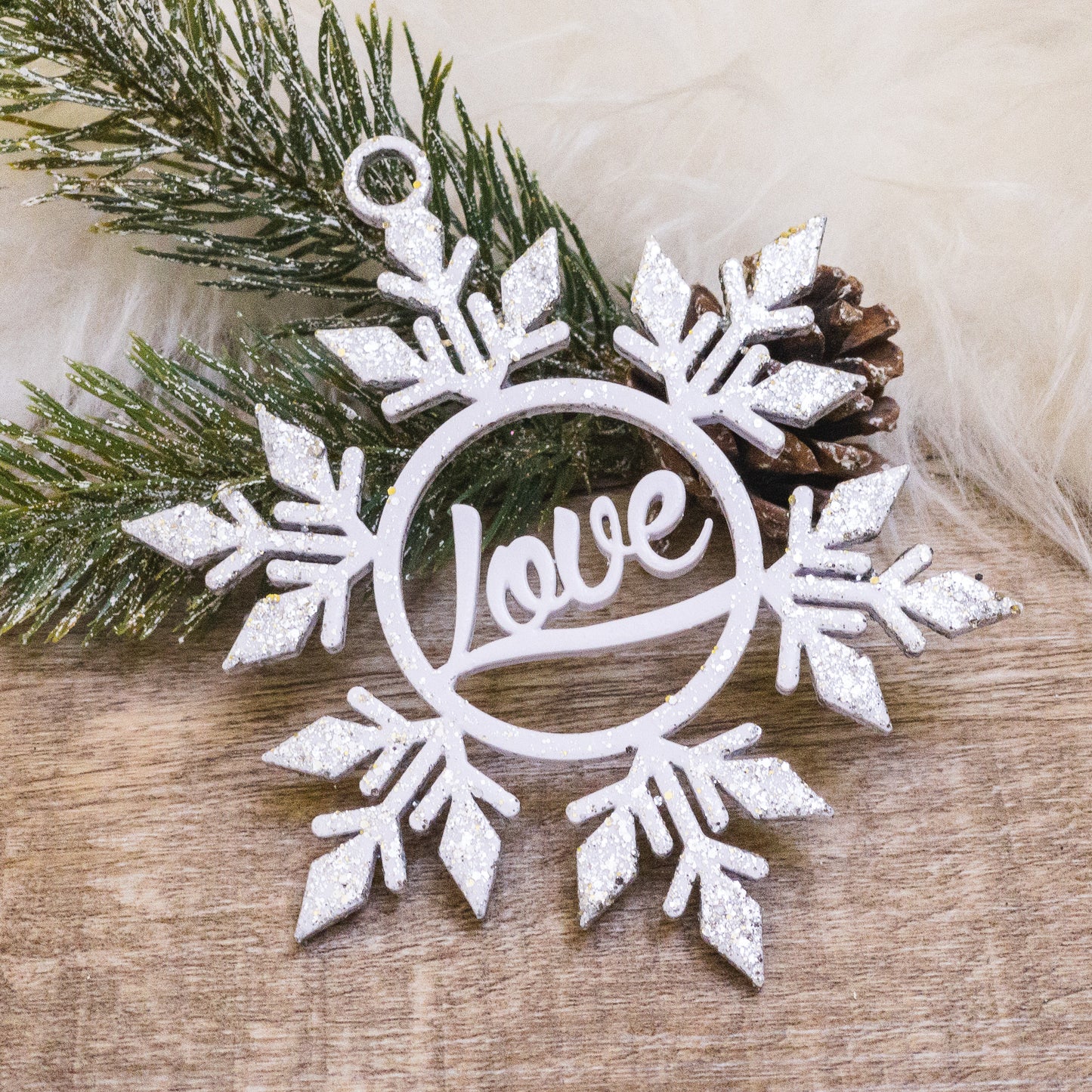 Personalised Snowflake Ornament