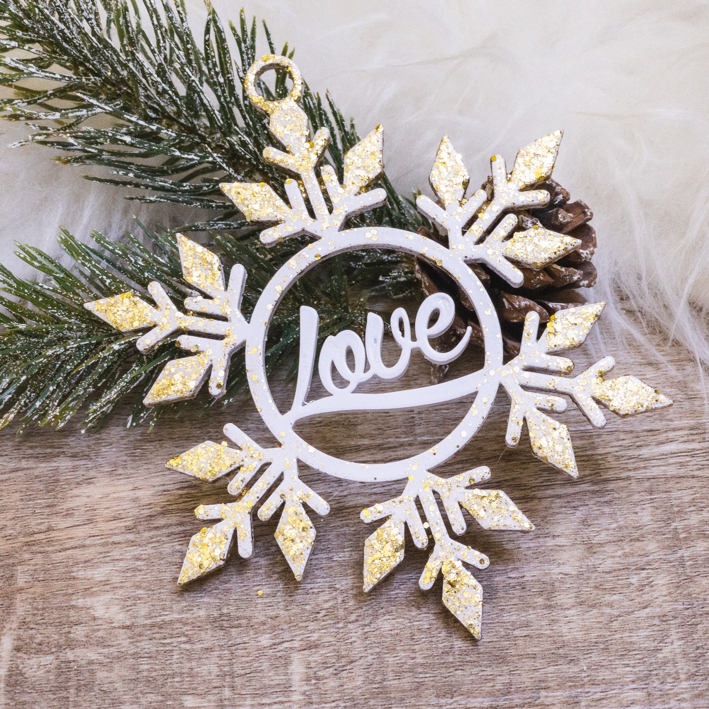 Personalised Snowflake Ornament