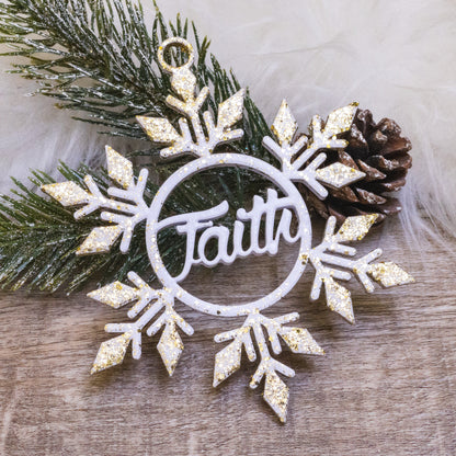 Personalised Snowflake Ornament