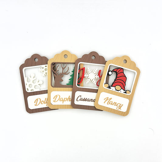 Personalised Christmas Tags