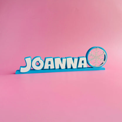 Personalised Spinner Nameplate