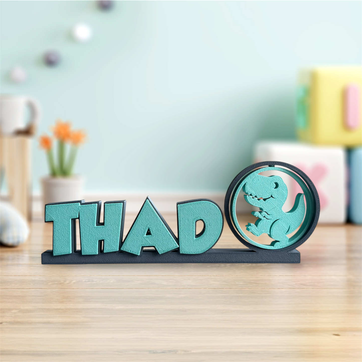 Personalised Spinner Nameplate