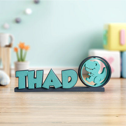 Personalised Spinner Nameplate