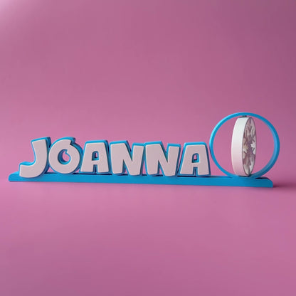 Personalised Spinner Nameplate