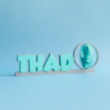 Personalised Spinner Nameplate